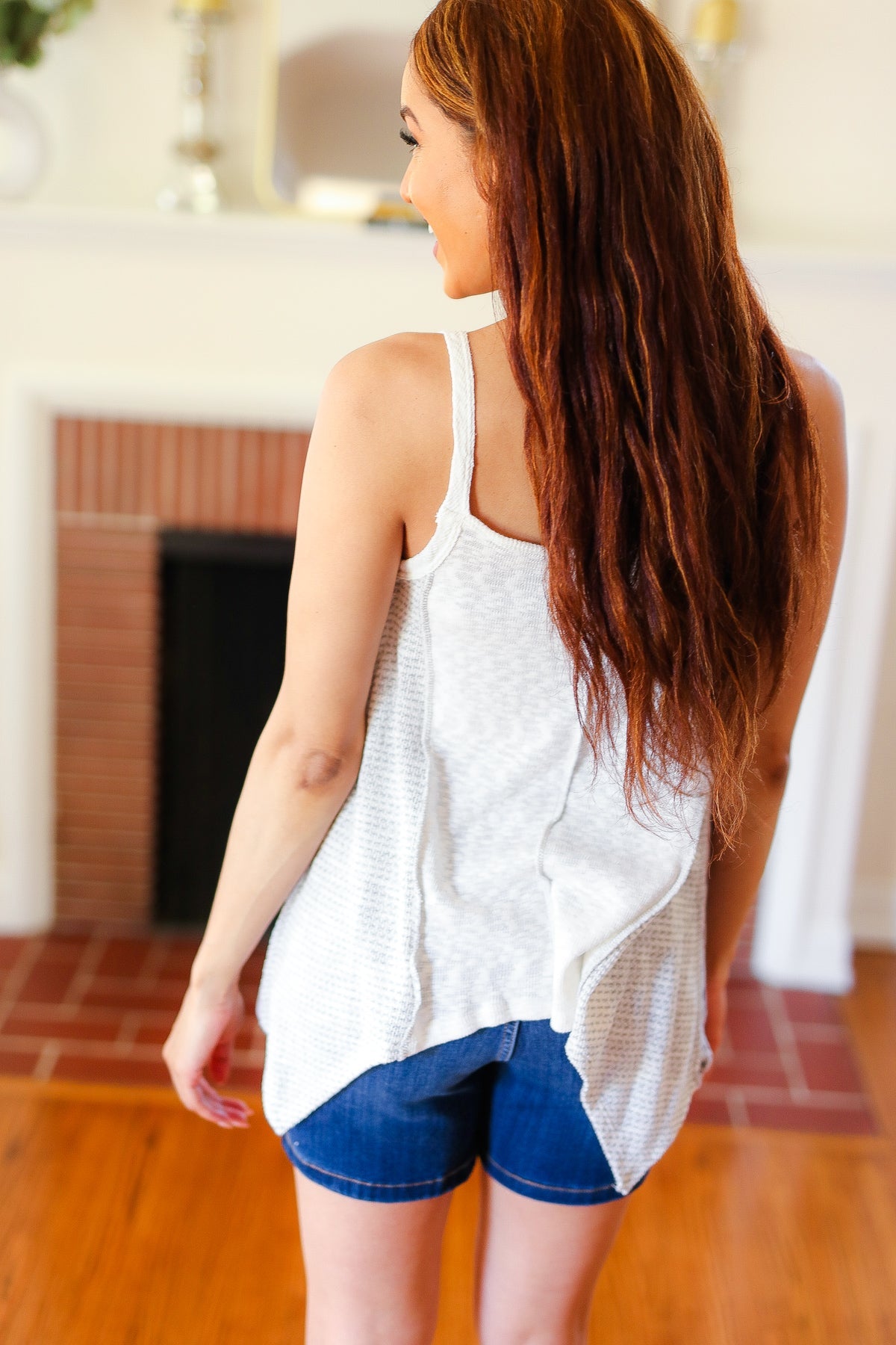 Boho Patchwork Print Tank