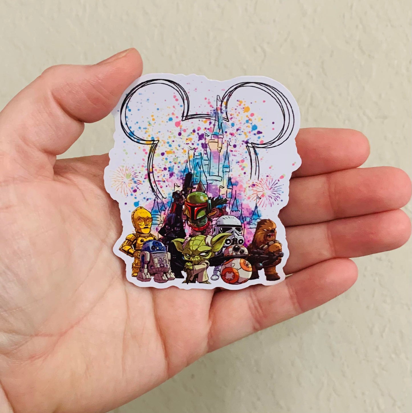 Star Wars with Castle- Star Wars Stickers/Magnet