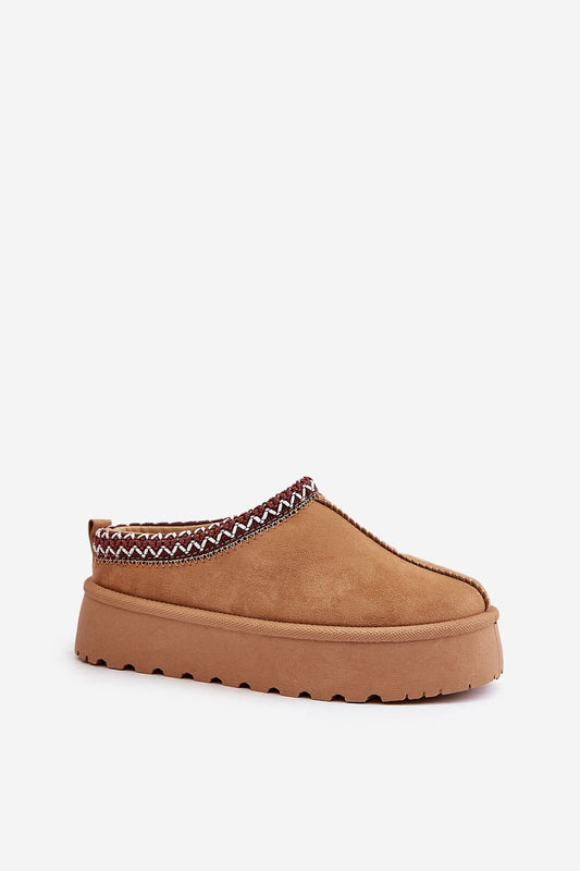 Winter Wonderland Faux Suede Slip On Shoes