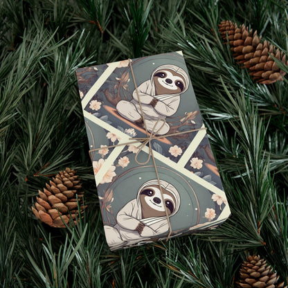 Zen Sloth Gift Wrapping Paper