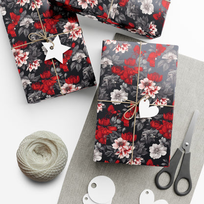 Moody Floral Gift Wrapping Paper