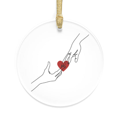 Love Across The Miles  Acrylic Ornament