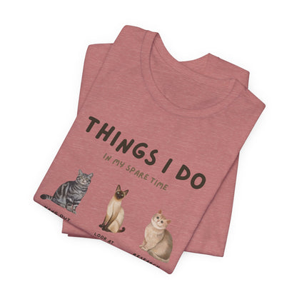 Cat Lovers Crew T-Shirt