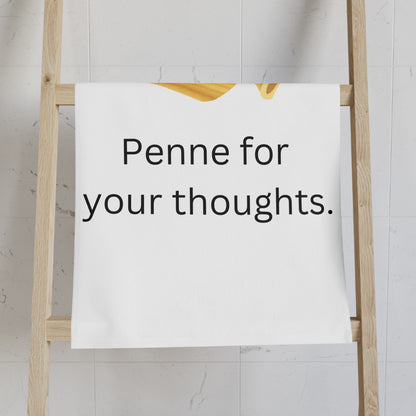 Penne Thoughts Hand Towel