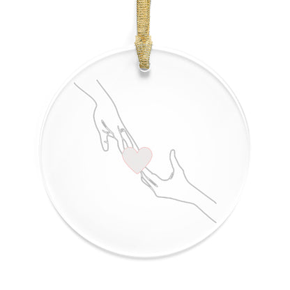 Love Across The Miles  Acrylic Ornament