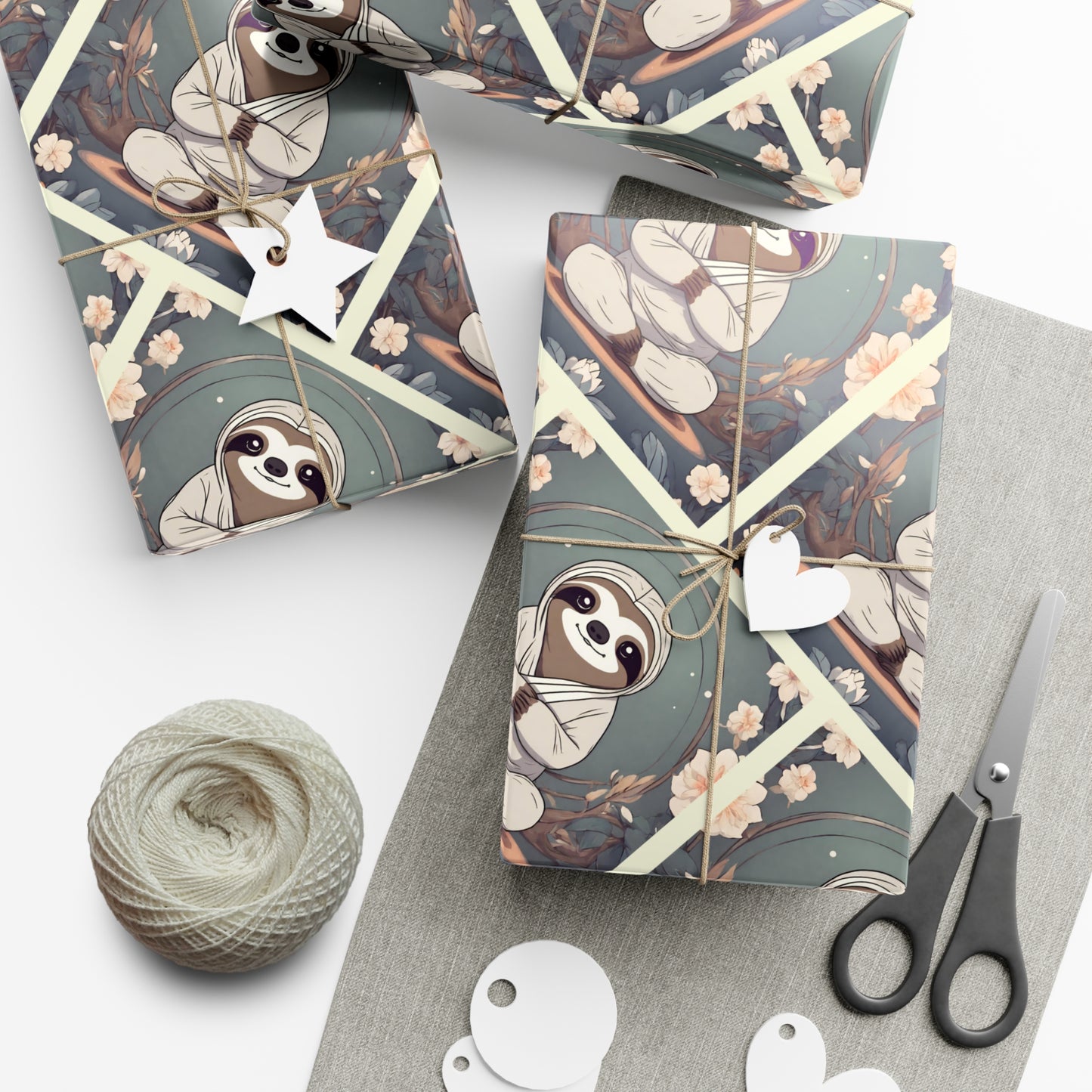 Zen Sloth Gift Wrapping Paper