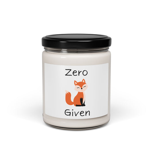 Zero Fox Scented 100% Natural Soy Candle