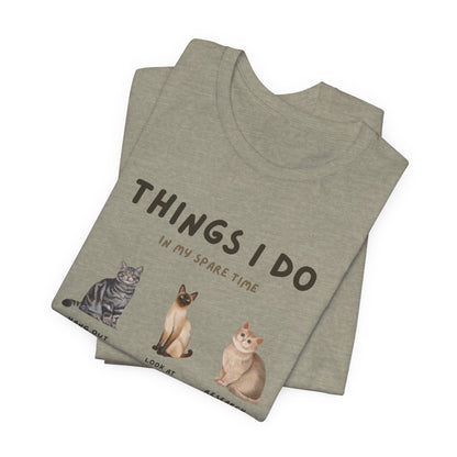 Cat Lovers Crew T-Shirt