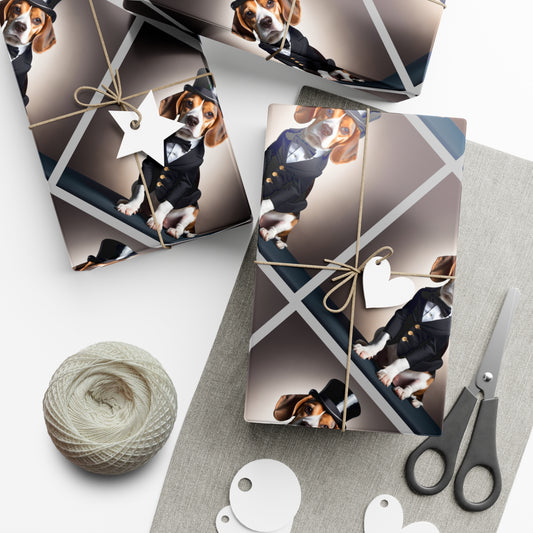 Regal Beagle Gift Wrapping Paper