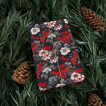 Moody Floral Gift Wrapping Paper