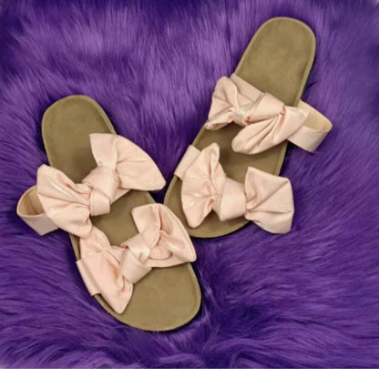 Pink Bow Sandals