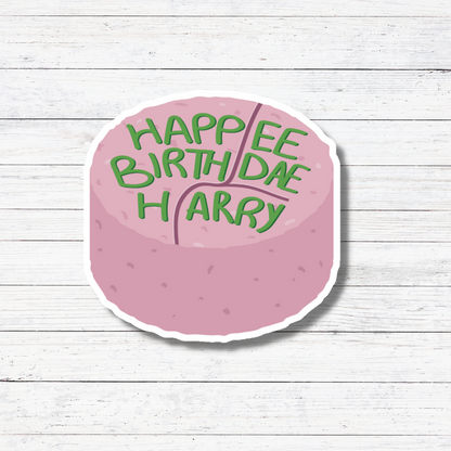 Birthday Cake- Harry Potter Sticker and Magnet