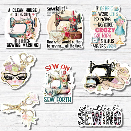 Sewing Supplies- Sewing Sticker/Magnet