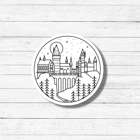 Hogwarts- Harry Potter Sticker/Magnet